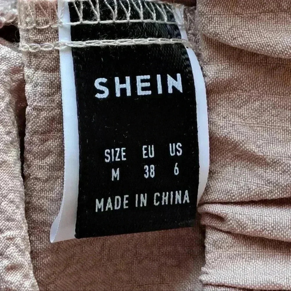 ❤️ Shein Tan Coloured Lightweight  Seersucker Shorts - Picture 5 of 8